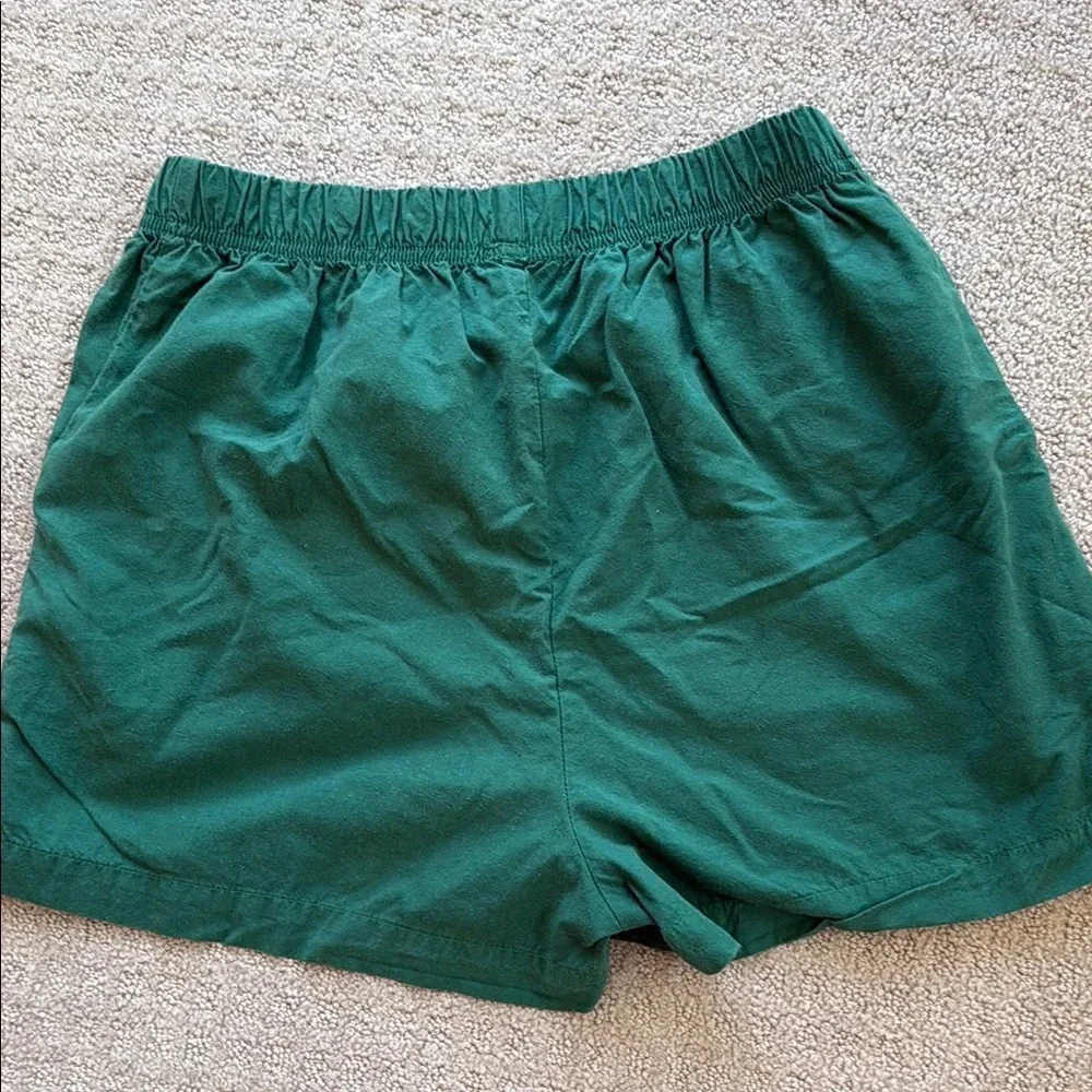 Monrow Deep Green Women's Athletic Shorts